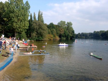 Das Fahrgebiet : der Achterdieksee in Bremen